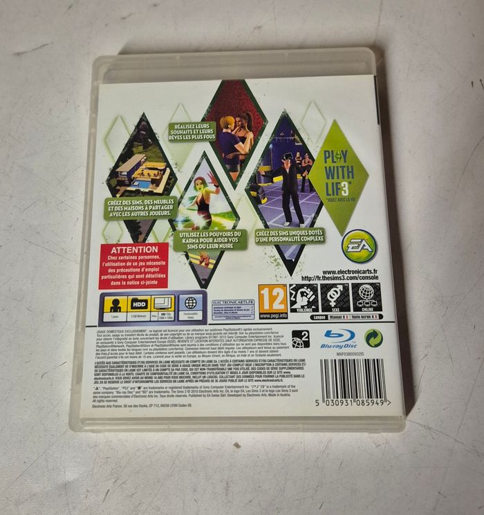 Jeu video ps3 les sims3 PlayStation3 - photo numéro 3