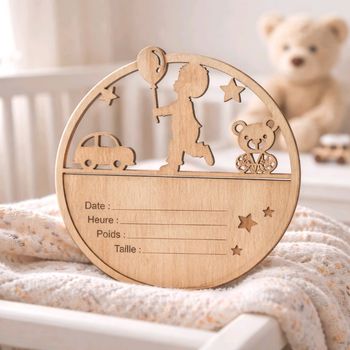 Cadre naissance garçon 