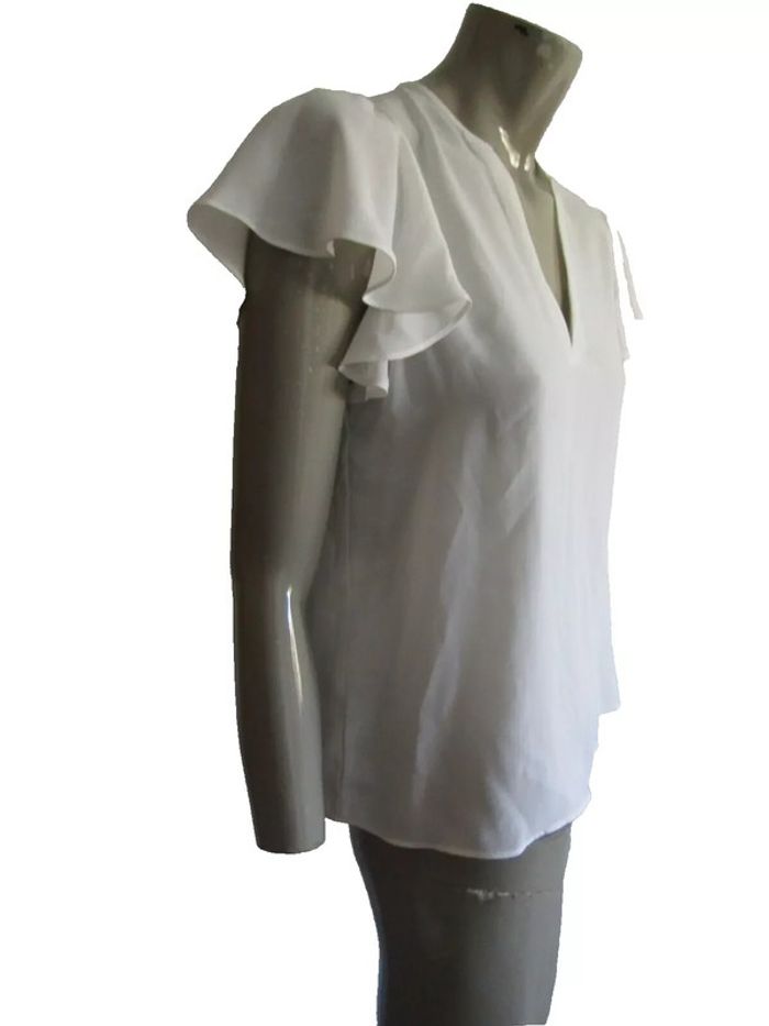 top tunique fluide marque mango taille indiquée S = 36/38 - photo numéro 3