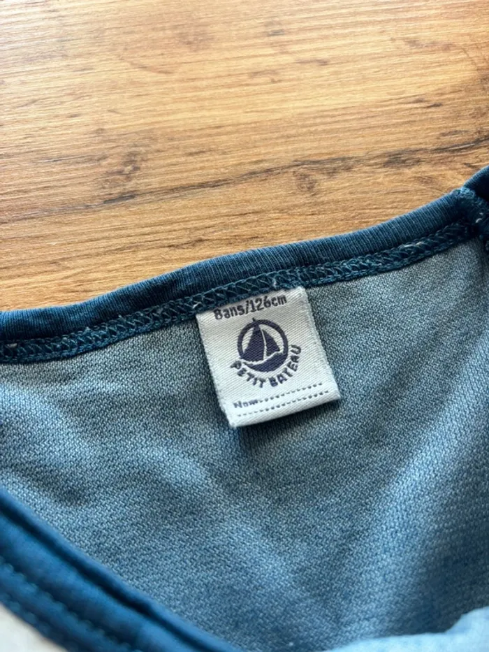 Pyjama garçon petit bateau 8 ans bleu - photo numéro 2