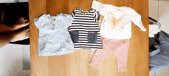 Lot robes, haut et pantalon Zara en 3/6mois