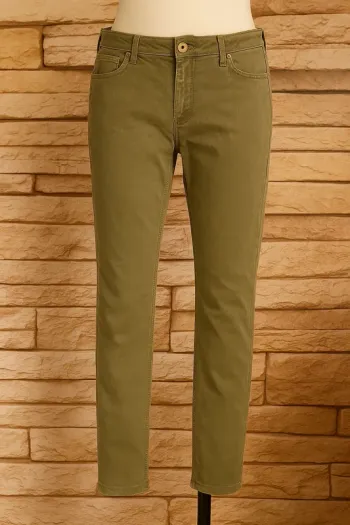 🌸Jeans skinny Vert olive Camaieu Taille 42🌸