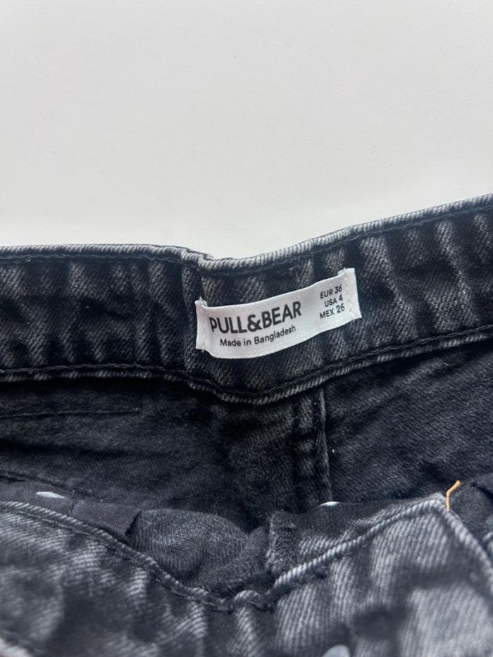 Short en denim noir Pull&Bear - Taille 36 - photo numéro 4