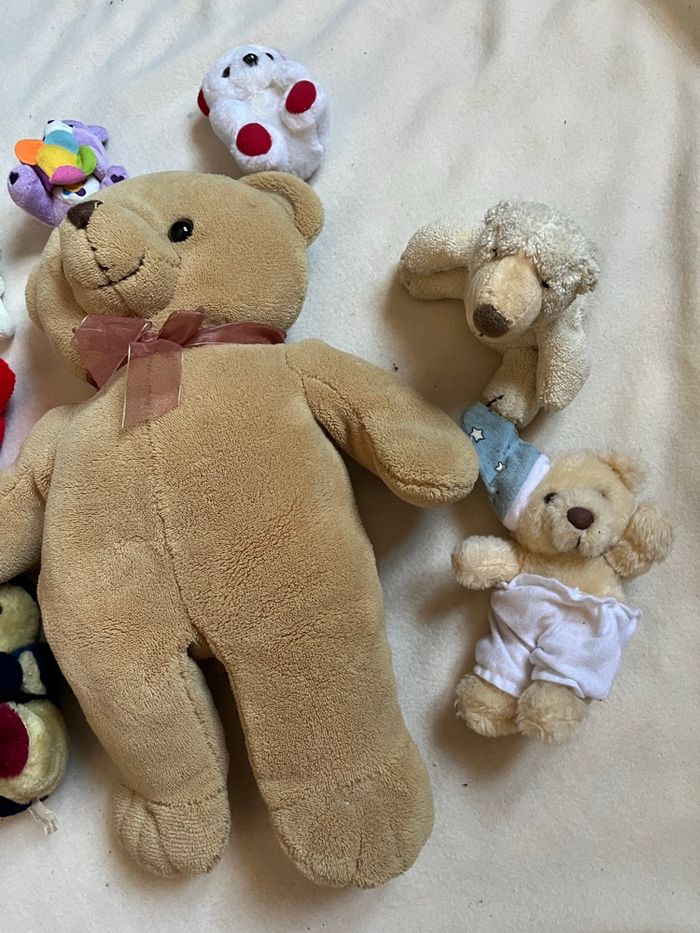 Lot de 8 ours en peluche - photo numéro 2