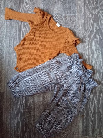 Ensemble body pantalon shein 3 mois 62 cm