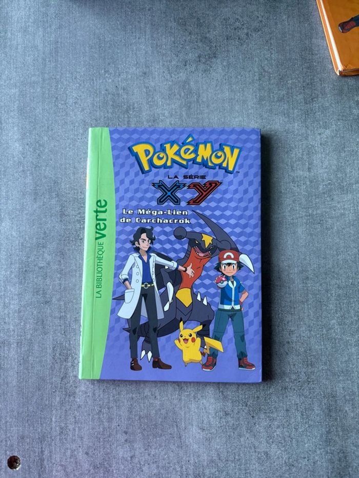Livre Pokémon xy le mega lien de carchacrok