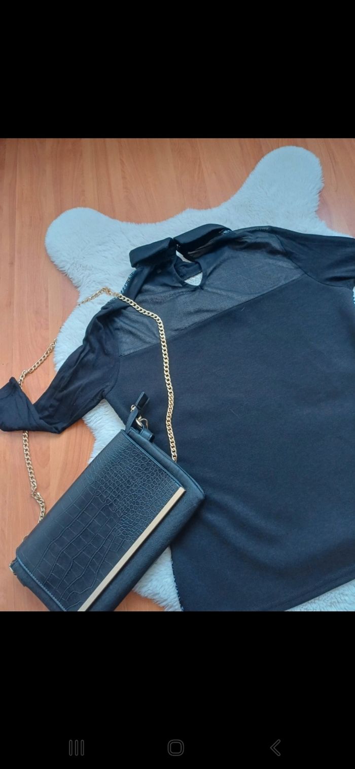 Superbe haut col nœud papillon Morgan - photo numéro 8