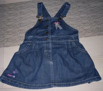 robe en jeans disney minnie 23 mois en tbe