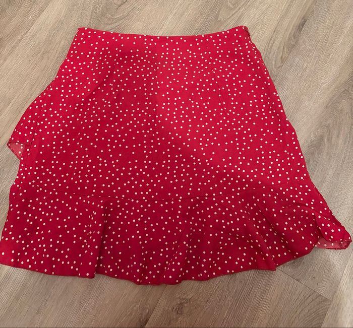 Jupe à pois rouge - photo numéro 2