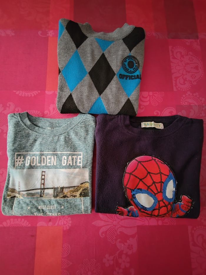 Lot de 3 pulls 6 ans