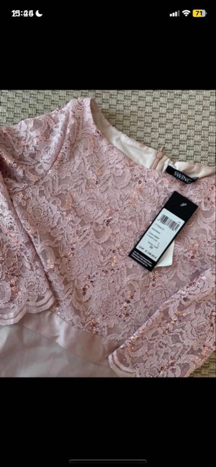 Robe de soirée rose neuve - photo numéro 3