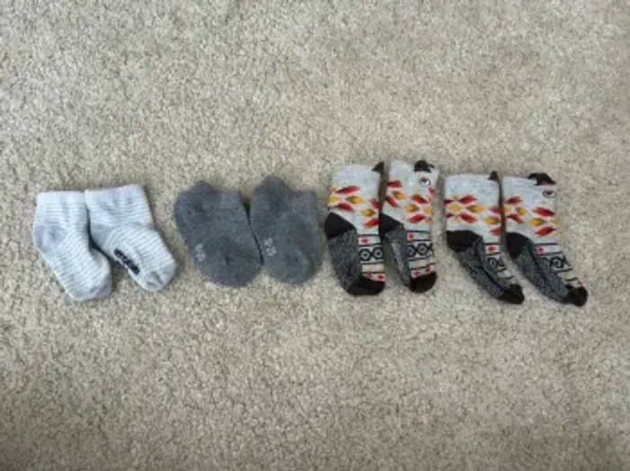 Lot de 4 paires de chaussettes bébé mixte - 6/12 mois