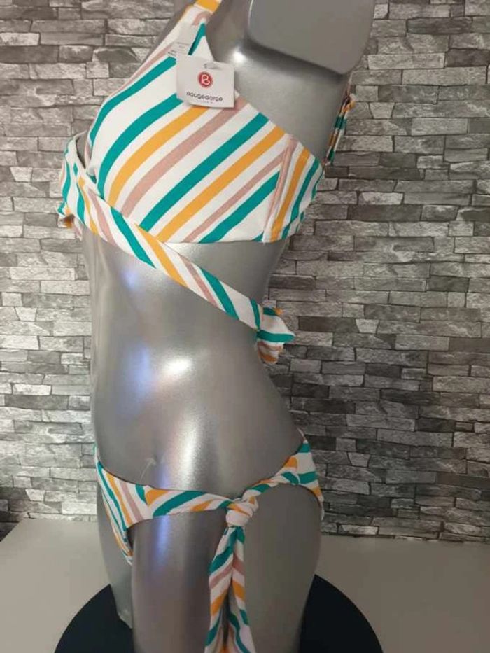 Maillot de bain rayé T36/38 - photo numéro 2