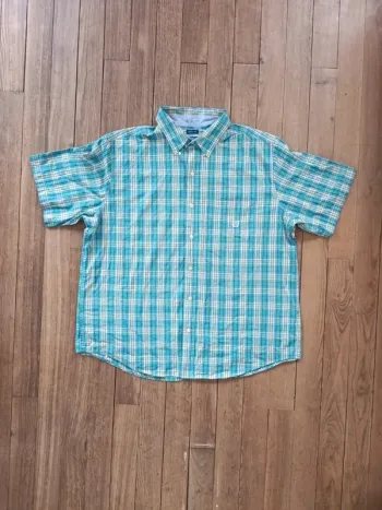 Chemise chaps manche courte verte XXL