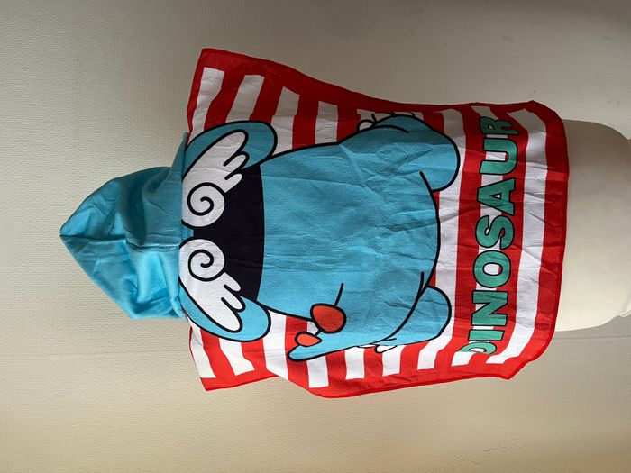 Cape de bain, serviette à capuche dinosaure - photo numéro 4