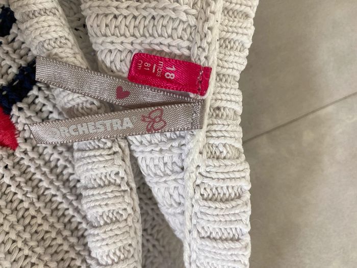 Pull marin dessin chat - photo numéro 3