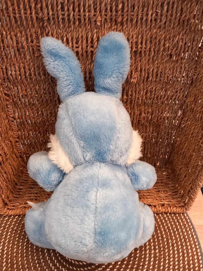 Peluche doudou vintage lapin nounours 32cm - photo numéro 7
