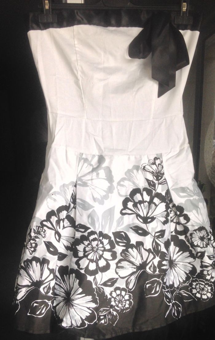 Robe été à bustier 38/40 mariage soirée cocktail demoiselle d honneur