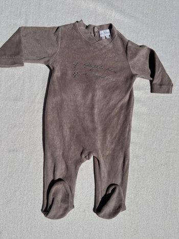 Dors bien / Pyjama Kinousses Brun * 6 mois