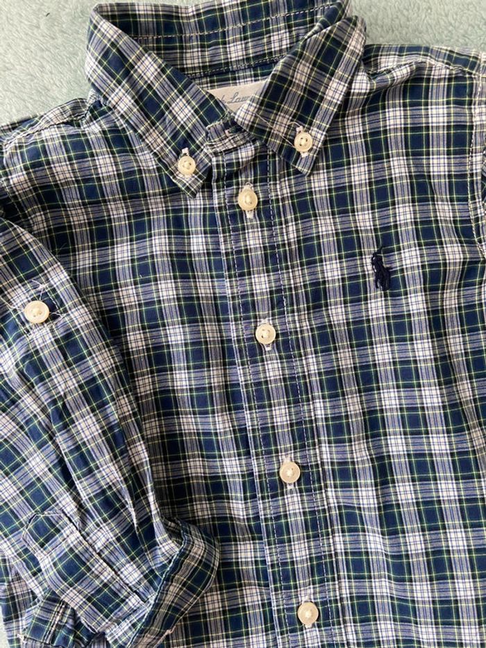 Chemise manches longues Ralph Lauren 12 mois - photo numéro 2