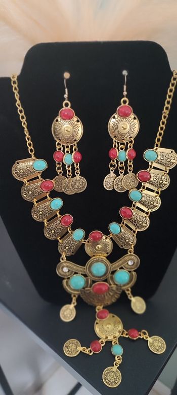 Ensemble de bijoux ethniques sanssan