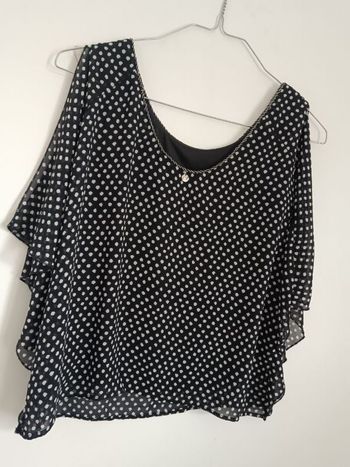haut fantaisie à pois, JUS D'ORANGE