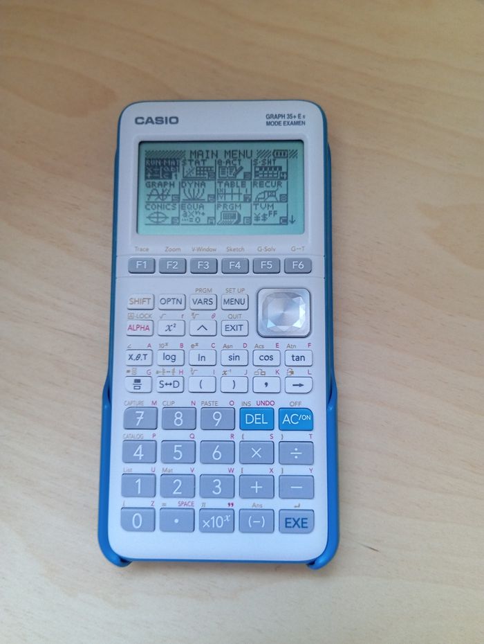 Calculatrice graphique casio Graph 35 + E II - mode examen
