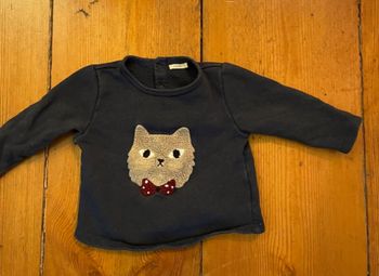 Sweat 18 mois marine Monoprix