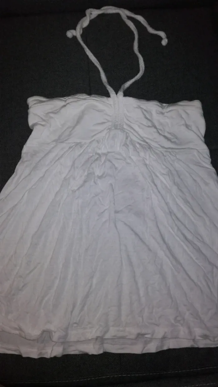 Haut large femme - blanc 0,50 €