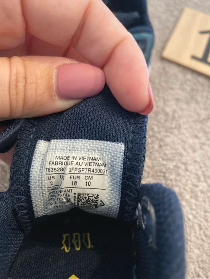Converse enfant bleu taille 18 - photo numéro 6