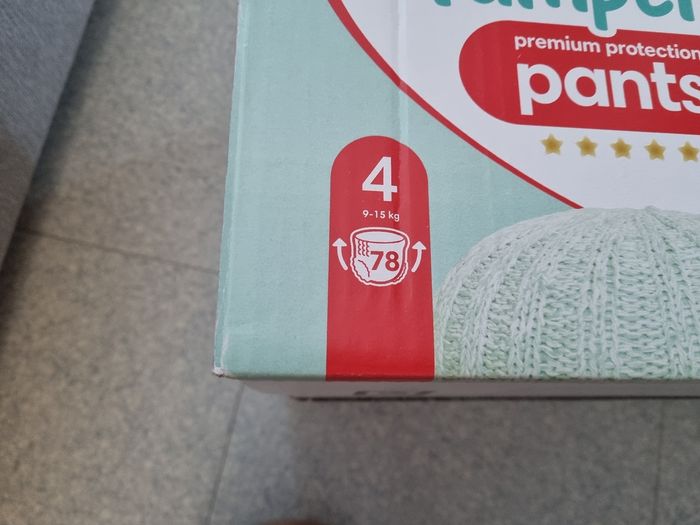 78 couches pampers pants T4 - photo numéro 3