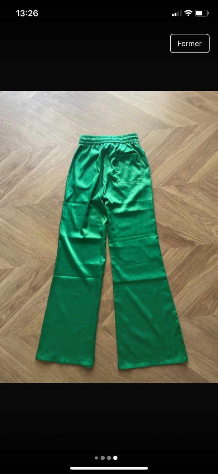Pantalon ample vert - photo numéro 4