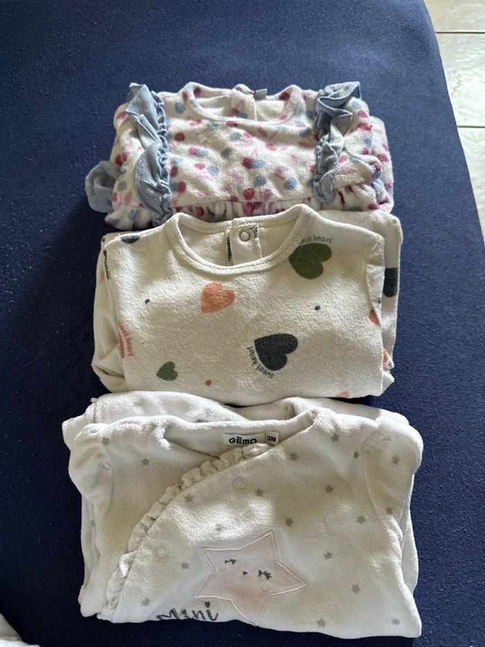 Lot pyjamas bébé fille