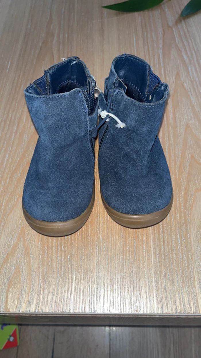 Bottines cuir et daim - photo numéro 6