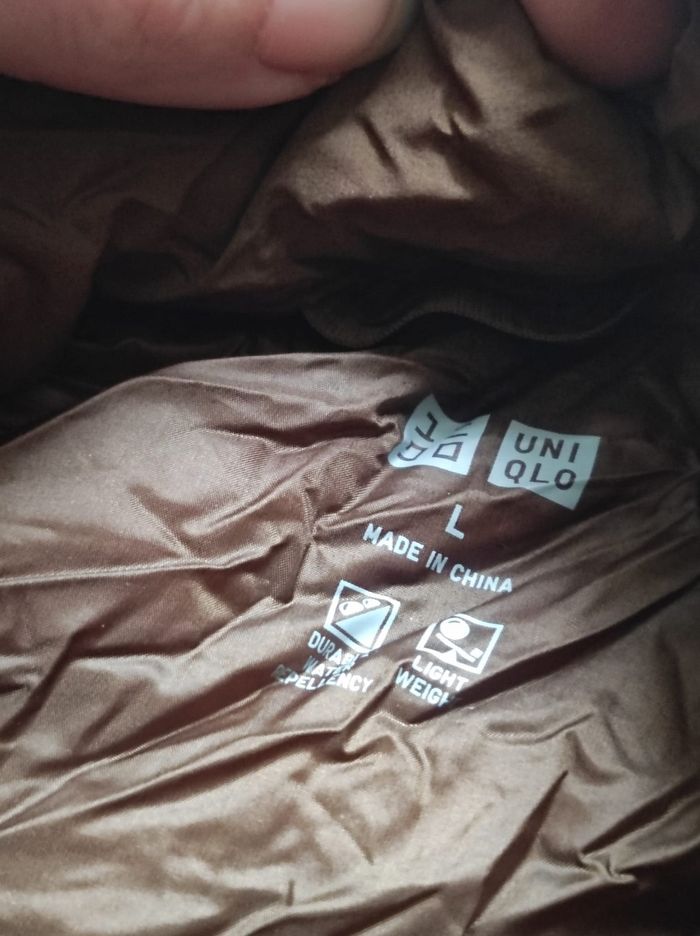 Veste duvet marron taille L - photo numéro 5