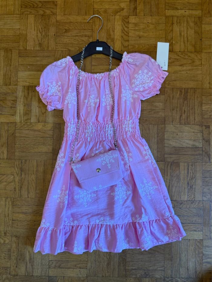 Robe rose pour filles - photo numéro 3