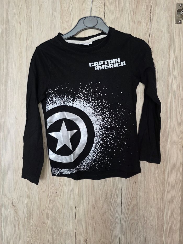 TEE-SHIRT GARÇON MANCHE LONGUE AVENGERS MARVEL 6ANS
