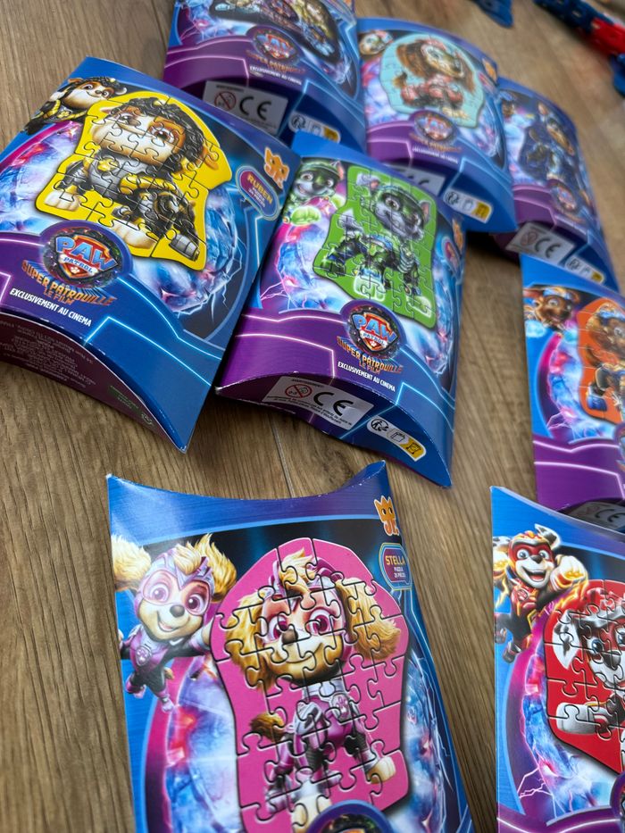 Lot puzzle paw patrol - photo numéro 2