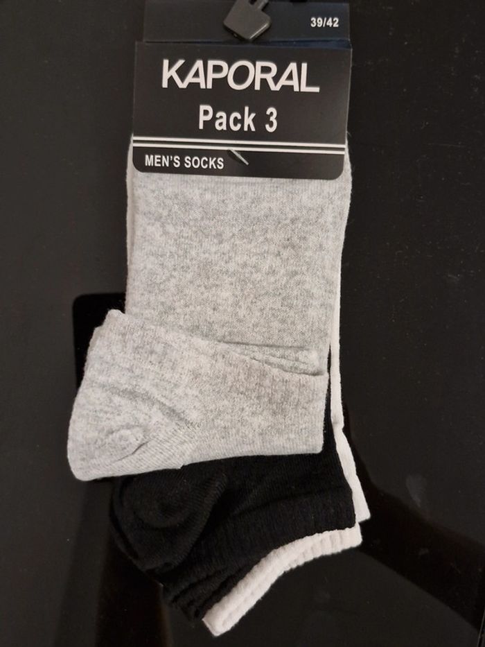 3 paires de sockets Kaporal 39-43