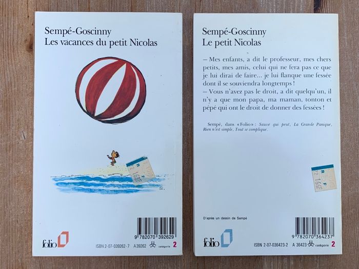 Lot de 2 livres Le Petit Nicolas - photo numéro 1