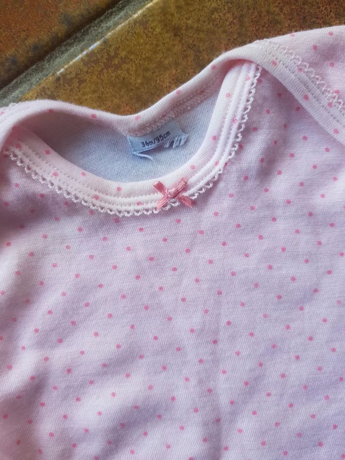 Pyjama combinaison hiver 1 pièce fille 3ans petit bateau - photo numéro 3