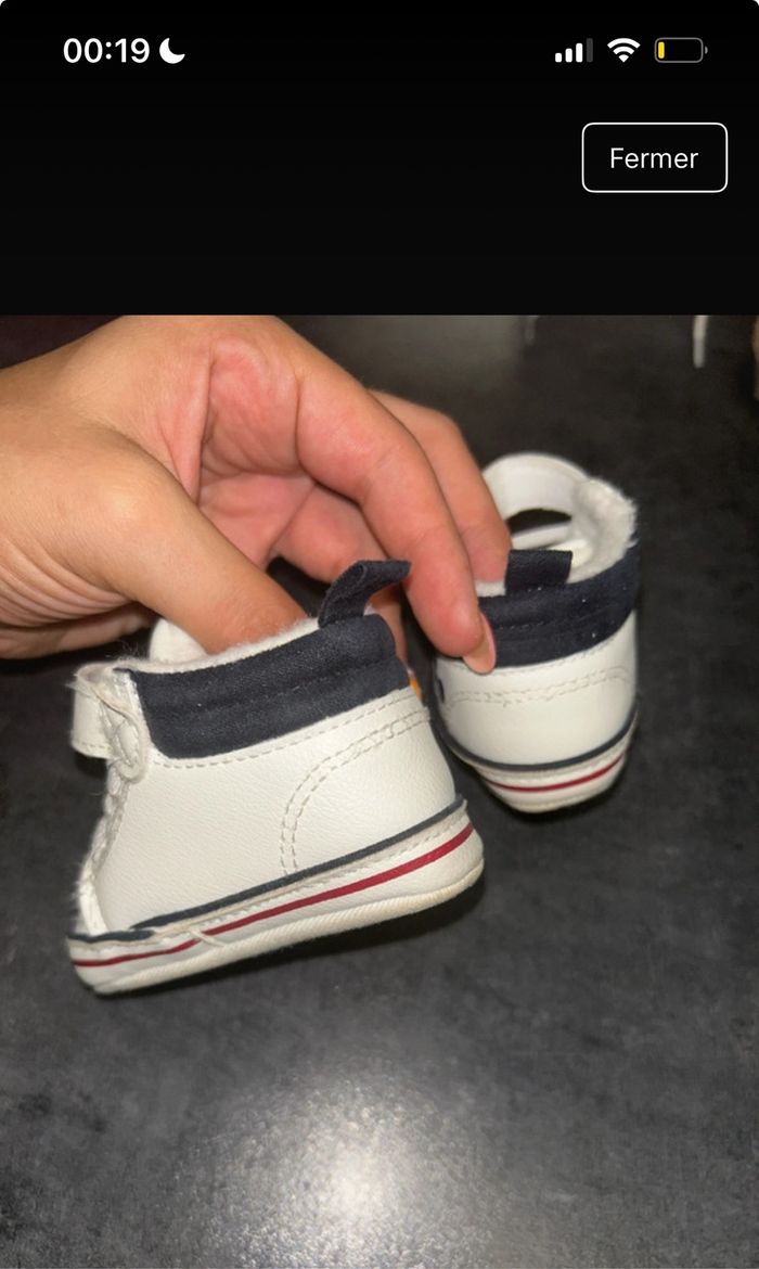 Chaussures Mickey blanche - photo numéro 2