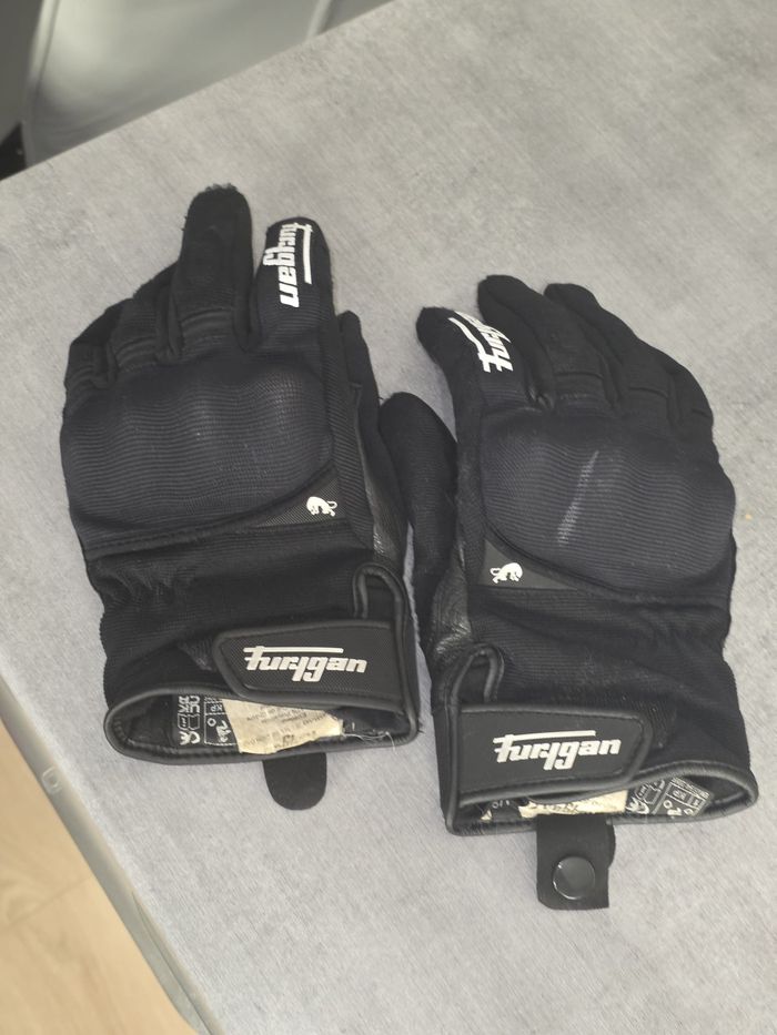 🧤 Gants moto Furygan – Modèle toutes saisons D3O – Taille M