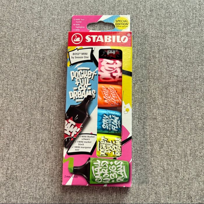 6 Stabilo BOSS Mini (NEUF)