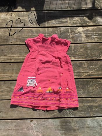 Robe rose