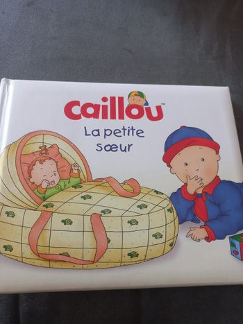 Livre bébé Caillou la petite soeur