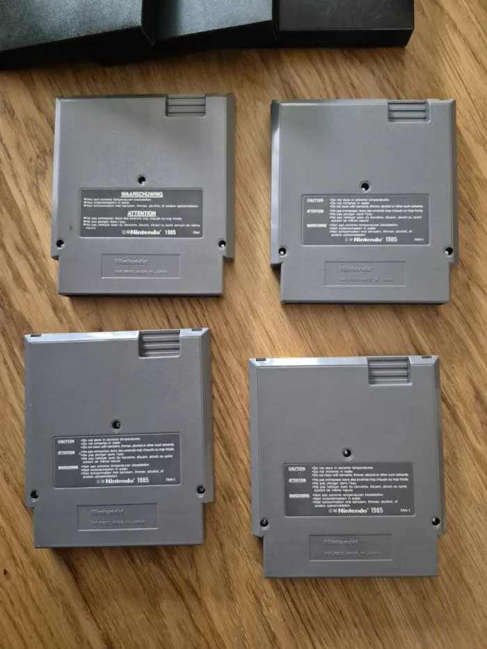 Lot de 4 Jeu nintendo NES - Cartouche seule - Pal Fah - Mario Bros Gauntlet Duck - photo numéro 2