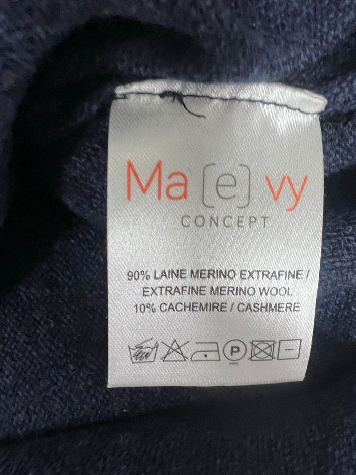 Pull Maevy marine. Taille unique - photo numéro 6