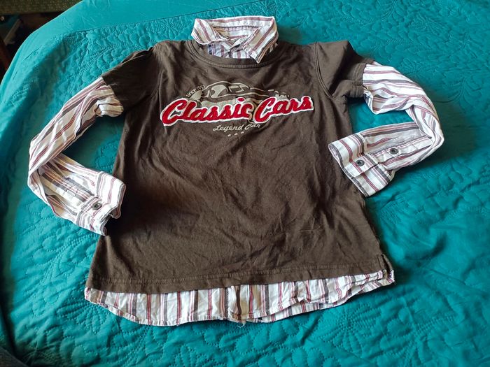 T-shirt chemise garçon