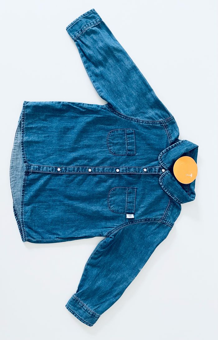 Chemise en jean Kiabi - photo numéro 2